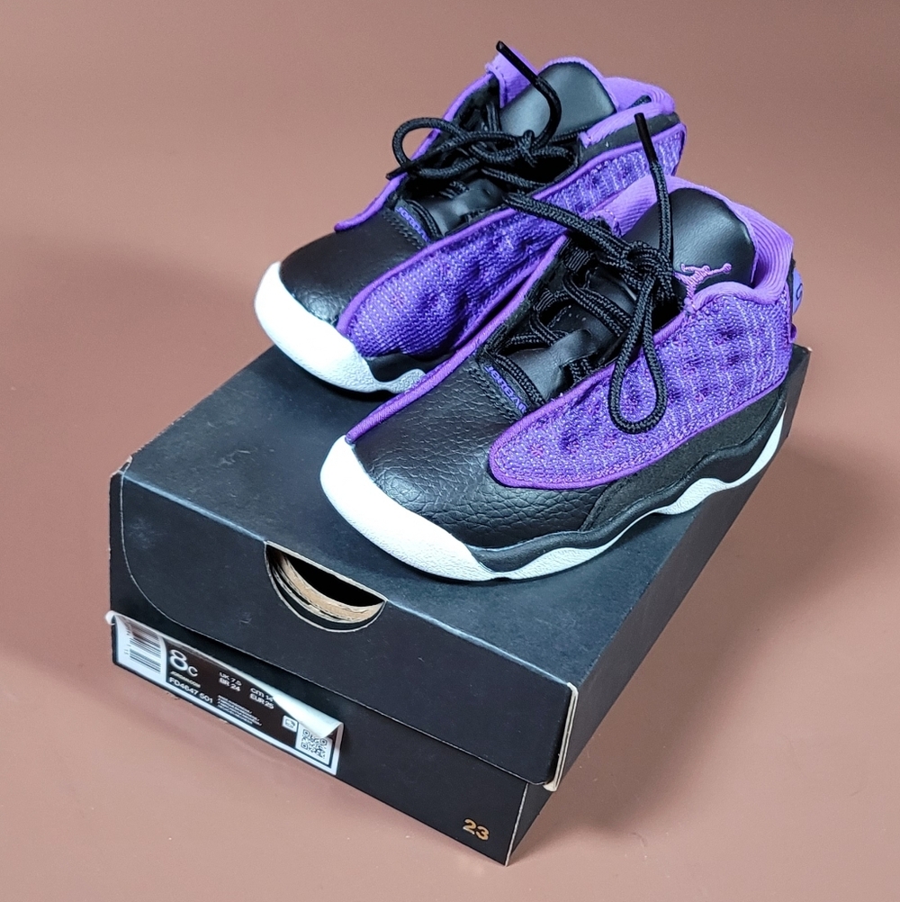 Jordan Kids Sneakers in Purple and Black